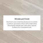 Seashell Wirebrush Dining Table - 72 Inch