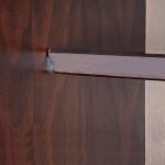 Solid wood wardrobe with lock and drawers