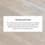 Seashell Wirebrush Dining Table - 72 Inch