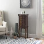 Powell Louis Philippe Jewelry Armoire, Walnut