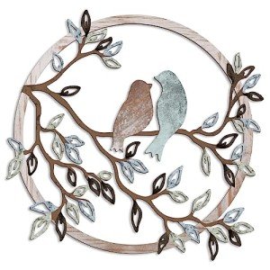 Metal Bird Wall Art for Home Decor