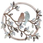 Metal Bird Wall Art for Home Decor