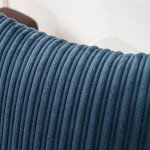 Boho Striped Corduroy Pillow Covers - Set of 2