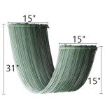 Boho Macrame Wall Hanging with Tassels - Green