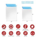 12-Pack Compression Storage Bags - No Vacuum Needed