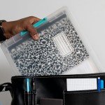 Clear Stackable Plastic Storage Bins - 4 Pack