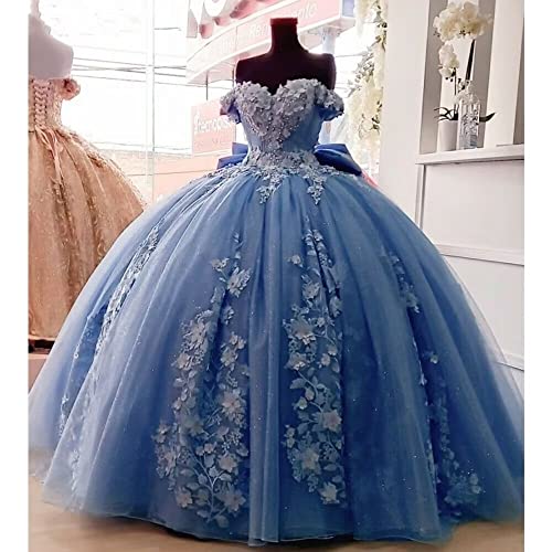 White Lace Wedding Dress for Bride Quinceanera Ball