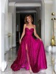 Burgundy A-Line Spaghetti Strap Prom Dress Size 10