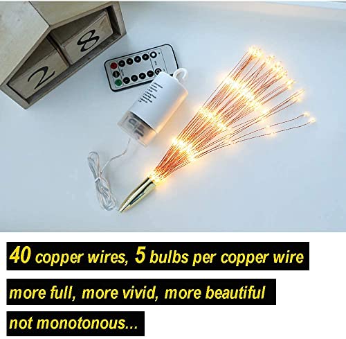 200LED Hanging Sphere Lights, Battery Operated Starburst Lights