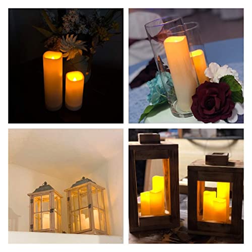 Elegant Flameless LED Candles with Remote & Timer