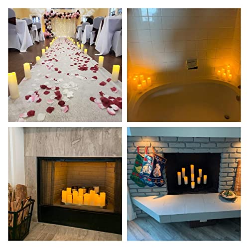 Elegant Flameless LED Candles with Remote & Timer