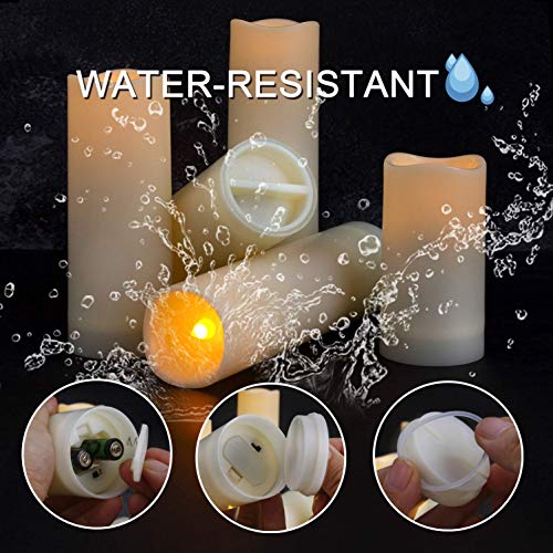 Elegant Flameless LED Candles with Remote & Timer
