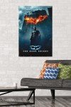 Batman Logo On Fire Wall Poster - 22.375" x 34