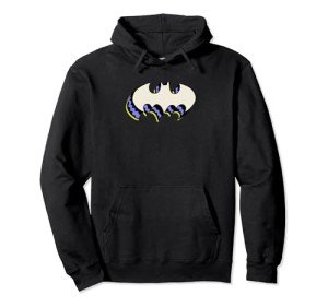Batman 3D Bat Logo Pullover Hoodie