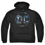 Batman Logo Hoodie - Black, XL Size
