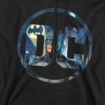 Batman Logo Hoodie - Black, XL Size