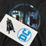 Batman Logo Hoodie - Black, XL Size