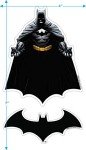 Batman Hush Logo Charcoal Hoodie - X-Large