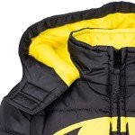 Batman Toddler Boys Gray Zip Up Puffer Jacket