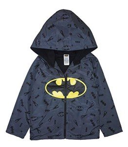 Batman Jersey Lined Windbreaker for Toddler Boys