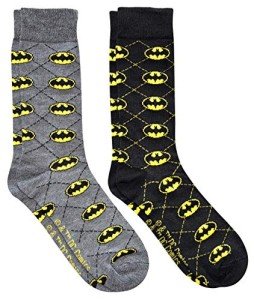 Batman Argyle Crew Socks - 2 Pair Pack