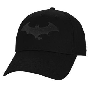 Batman Hush Logo Black 5 Panel Strapback Hat