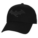 Batman Hush Logo Black 5 Panel Strapback Hat