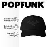Batman Hush Logo Black 5 Panel Strapback Hat