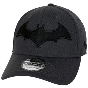 Batman Hush Symbol Gray Fitted Hat - Large/XLarge