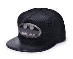 Batman Logo Snapback Cap with Black Mesh