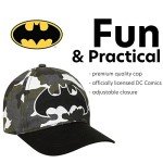 Batman Camo Baseball Cap for Kids, Size 4-7