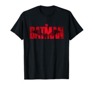 Batman Crimson Bat Logo Graphic T-Shirt