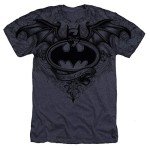 Batman Winged Skull Logo T-Shirt & Stickers Set