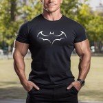 Batman Men's Workout T-Shirt - Gym Training Top