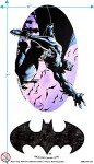 Batman Winged Skull Logo T-Shirt & Stickers Set
