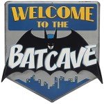 Batman Batcave Embossed Metal Sign - Vintage Decor
