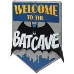Batman Batcave Embossed Metal Sign - Vintage Decor