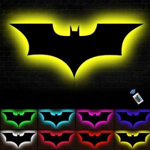 Batman Neon Wall Lamp with Remote Control