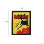 Framed Batman Comic Book Cover Wall Art