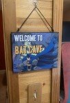 Batman Welcome to the Bat Cave Wall Sign