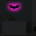 Batman Neon Wall Lamp with Remote Control