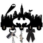 Batman Wall-Mounted Key Hook and Organizer
