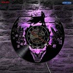 Joker Gotham City LED Vinyl Wall Clock
