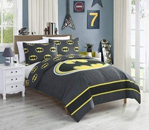 Batman Emblem Reversible Twin Comforter Set