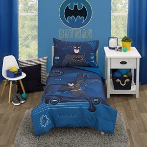 Batman Bat-Tech 4 Piece Toddler Bed Set