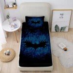 Batman 3D Fitted Sheet Set for Kids and Teens