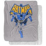 Vintage Batman Super Soft Sherpa Throw Blanket