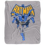 Vintage Batman Super Soft Sherpa Throw Blanket