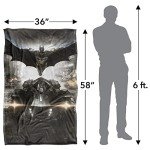 Batman Arkham Knight Super Soft Throw Blanket 36" x 58