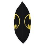 Distressed Classic Batman Logo Throw Pillow